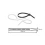 Opaska zaciskowa trytytka Biała 7.6mm x 200mm, 1szt - 2